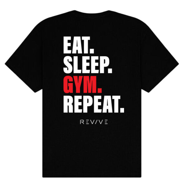 Print - Eat Sleep Revive White - Short Sleeve Heavy Tee Thumbnail