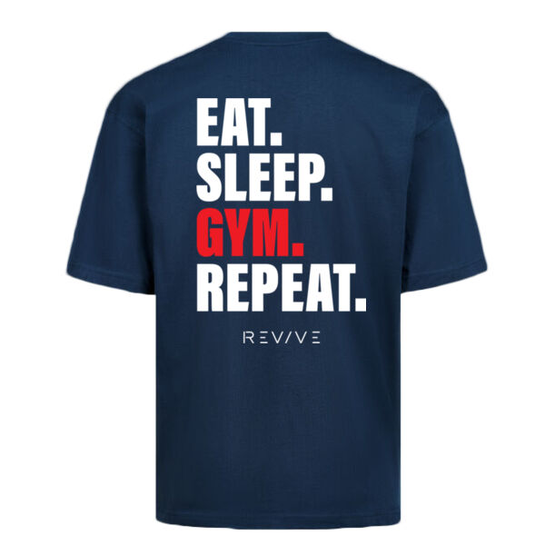 Print - Eat Sleep Revive White - T-Shirt Loose Fit Thumbnail