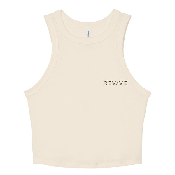 Print - Eat Sleep Revive Black - Women's Micro Rib Racer Tank Thumbnail