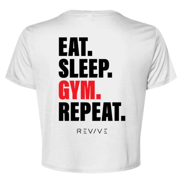 Print - Eat Sleep Project Black - Women's Micro Rib Baby Tee Thumbnail