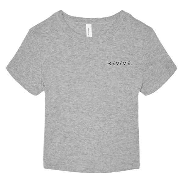 Print - Eat Sleep Revive White - Women's Micro Rib Baby Tee Thumbnail