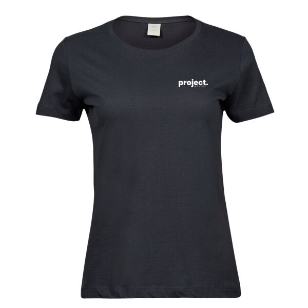 Print - Eat Sleep Project White - Ladies' Fashion Sof Tee Thumbnail