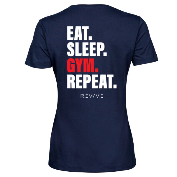 Print - Eat Sleep Revive White - Ladies' Fashion Sof Tee Thumbnail