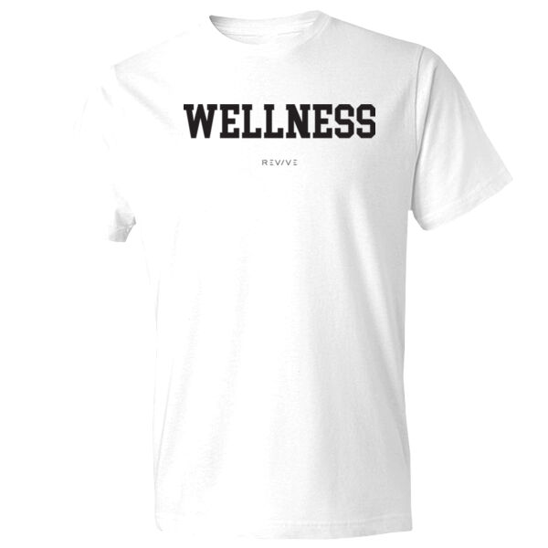 Print - WELLNESS Black - Classic Fit Hunky® T-Shirt Thumbnail