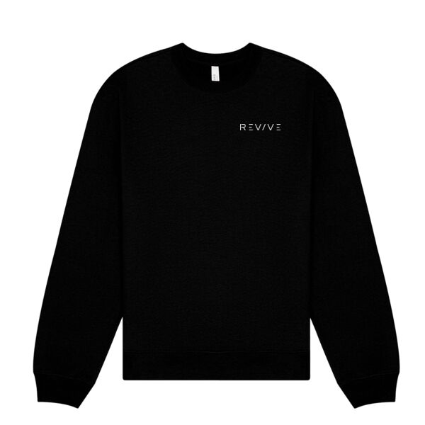 Print - Eat Sleep Revive White - Crewneck Heavy Sweatshirt Thumbnail