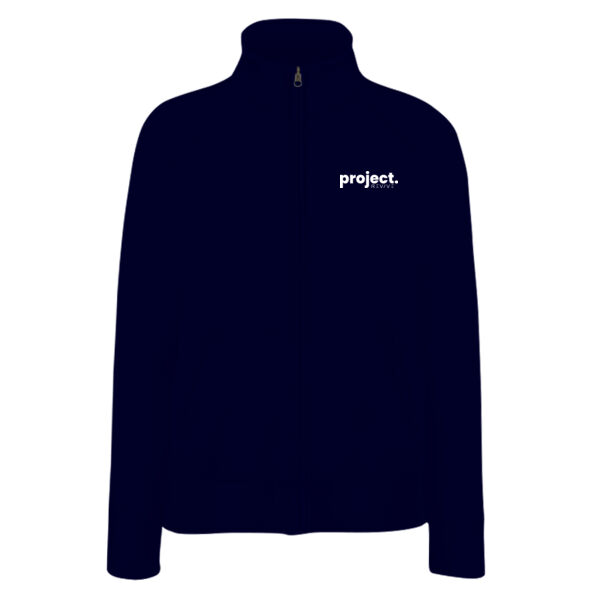 Print - Eat Sleep Project White - Ladies' Premium Sweat Jacket Thumbnail