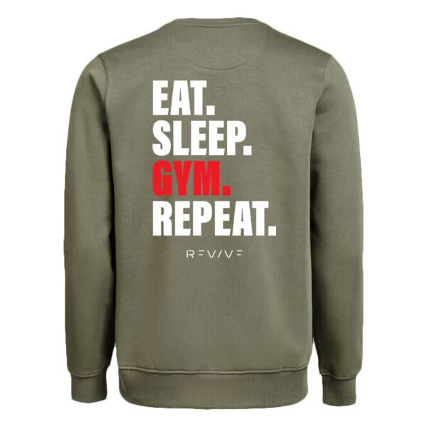 Print - Eat Sleep Project White - Crewneck Regular Fit Thumbnail