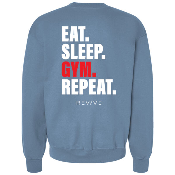 Print - Eat Sleep Project White - Softstyle Midweight 1/4 Zip Sweatshirt Thumbnail