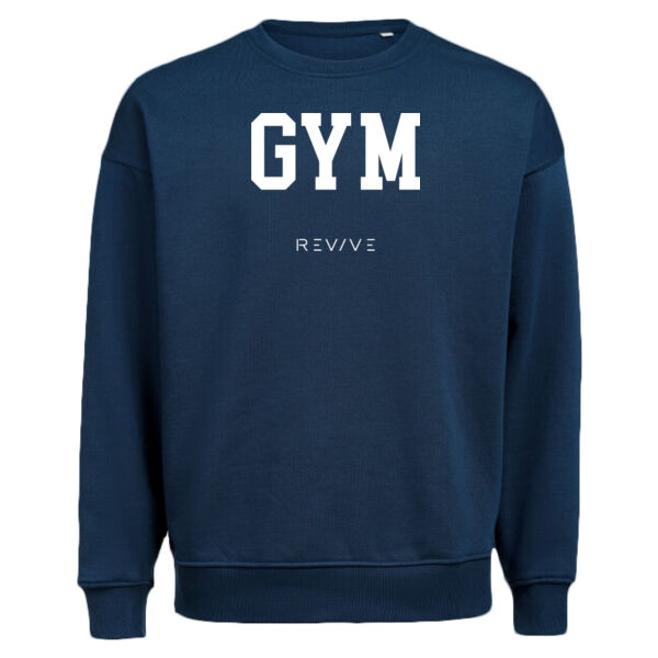 Print - GYM White - Crewneck Loose Fit Thumbnail