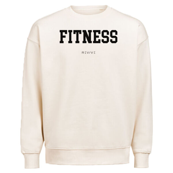 Print - FITNESS Black - Crewneck Loose Fit Thumbnail