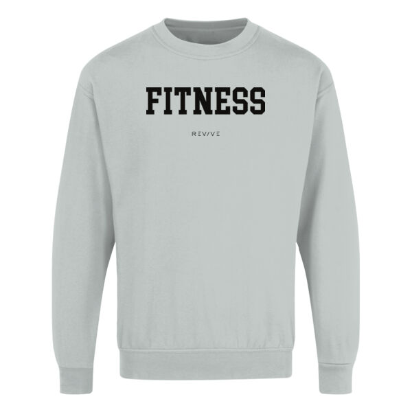 Print - FITNESS Black - Eco Premium Sweatshirt Thumbnail