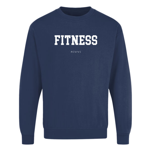 Print - FITNESS White - NuBlend® Sweatshirt Thumbnail