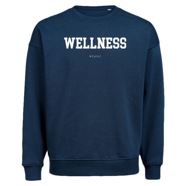 Print - WELLNESS White - Crewneck Loose Fit Thumbnail