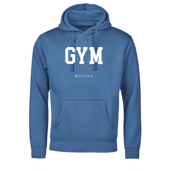 Print - GYM White - Urban Hooded Sweatshirt Thumbnail