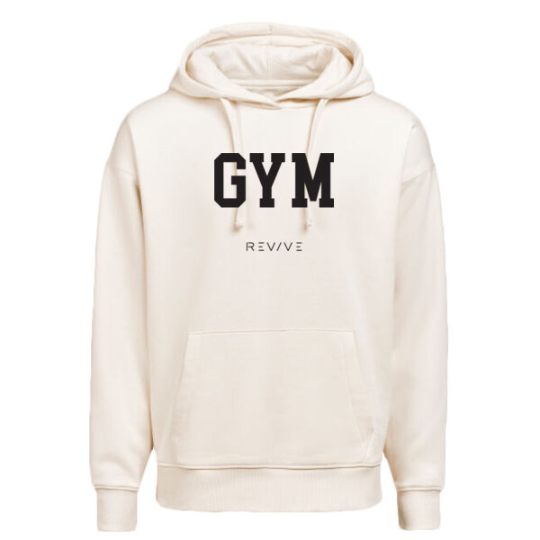  Print - GYM Black - Hoodie Loose Fit Thumbnail