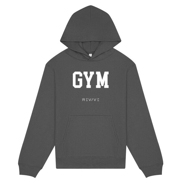 Print - GYM White - Heavy Pullover Hoodie Thumbnail