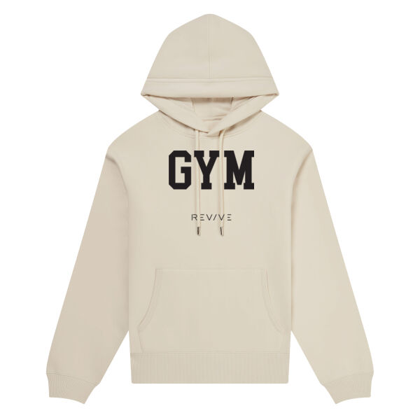 Print - GYM Black - Organic Hoodie Thumbnail
