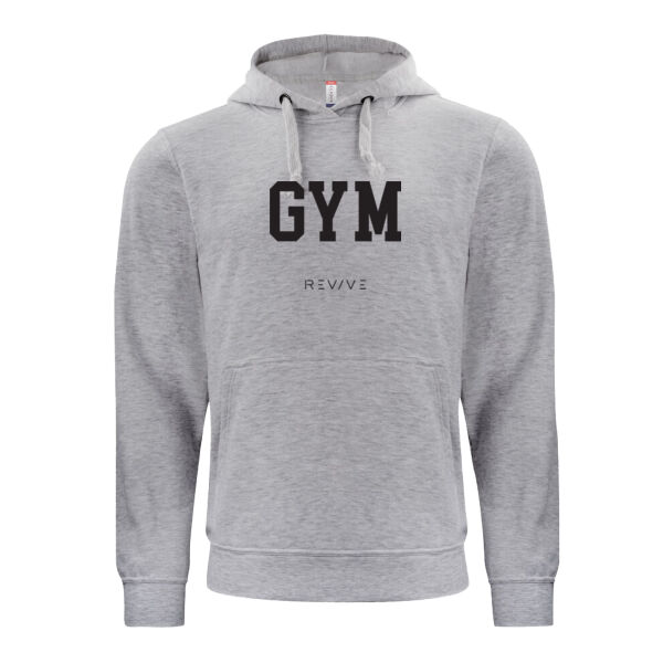 Print - GYM Black - Basic Hoody Thumbnail