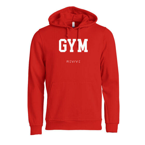 Print - GYM White - Basic Hoody Thumbnail