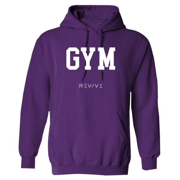 Print - GYM White - Heavy Blend™ Adult Hooded Sweatshirt Thumbnail