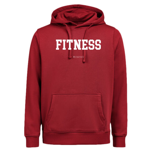 Print - FITNESS White - Hoodie Regular Fit Thumbnail