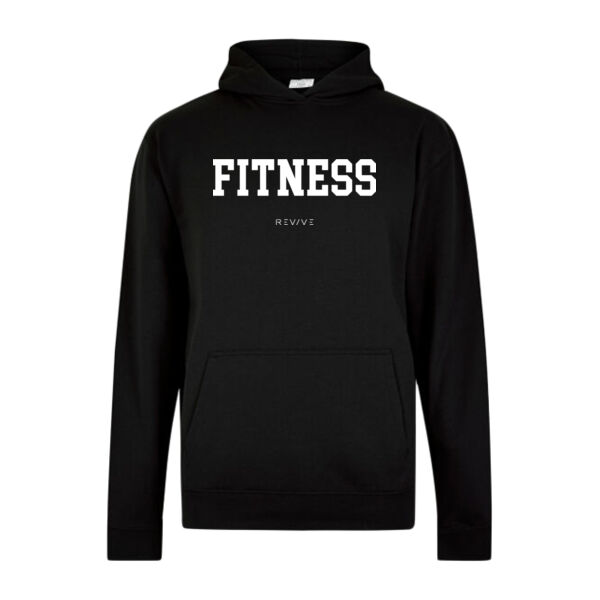 Print - FITNESS White - Regular Fit Superwash® 60° Hoodie Thumbnail