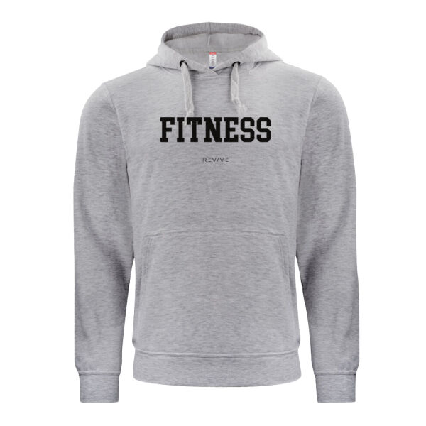 Print - FITNESS Black - Basic Hoody Thumbnail
