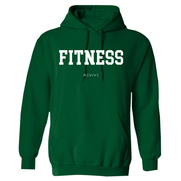Print - FITNESS White - Heavy Blend™ Adult Hooded Sweatshirt Thumbnail