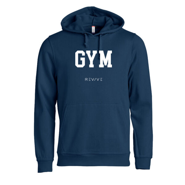 Print - GYM White - Basic Hoody Thumbnail