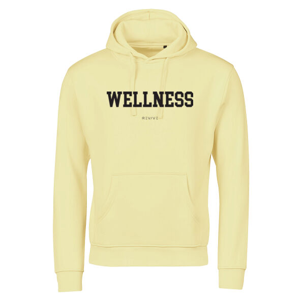 Print - WELLNESS Black - Urban Hooded Sweatshirt Thumbnail