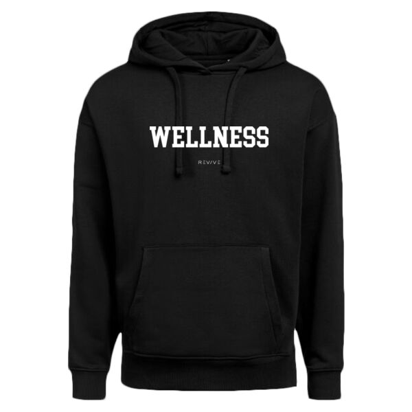 Print - WELLNESS White - Hoodie Loose Fit Thumbnail