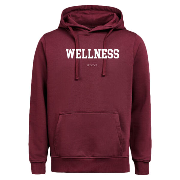 Print - WELLNESS White - Hoodie Regular Fit Thumbnail