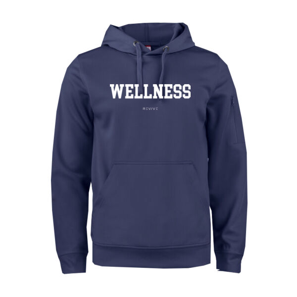 Print - WELLNESS White - Basic Active Hoody Thumbnail