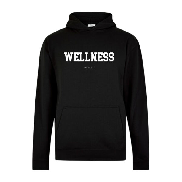 Print - WELLNESS White - Regular Fit Superwash® 60° Hoodie Thumbnail