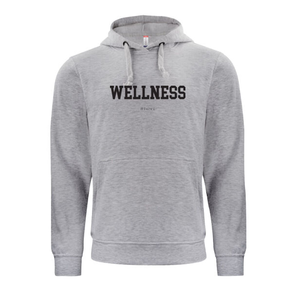 Print - WELLNESS Black - Basic Hoody Thumbnail