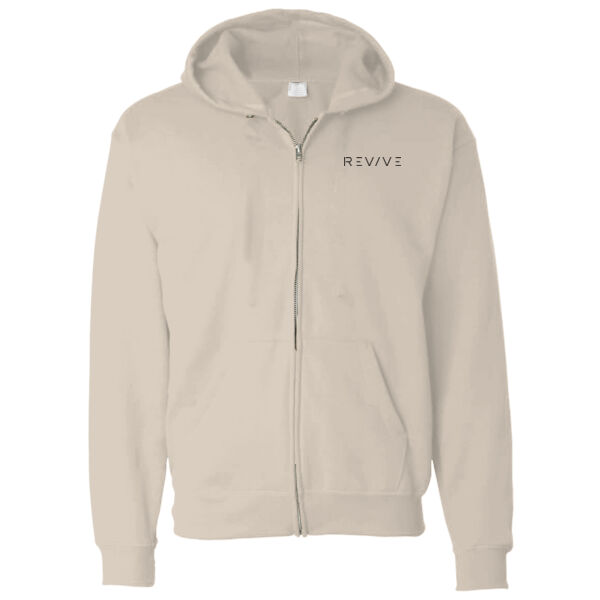 Print - Eat Sleep Revive Black - Heavy Full Zip Hoodie Thumbnail