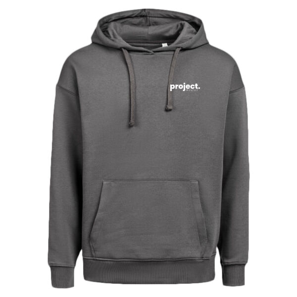 Print - Eat Sleep Project White - Hoodie Loose Fit Thumbnail