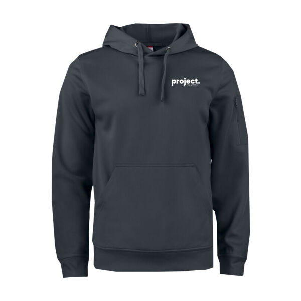 Print - Eat Sleep Project White - Basic Active Hoody Thumbnail