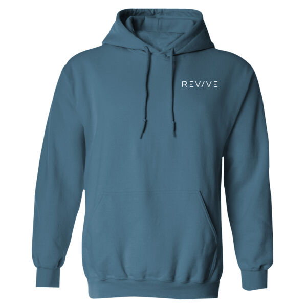 Print - Eat Sleep Revive White - Heavy Blend™ Adult Hooded Sweatshirt Thumbnail