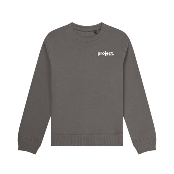 Print - Eat Sleep Project white - Organic Sweatshirt Thumbnail