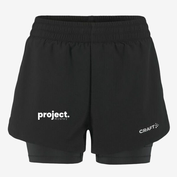 Ladies ADV Essence 2-In-1 Shorts 2 - printed  Project Revive in white Thumbnail