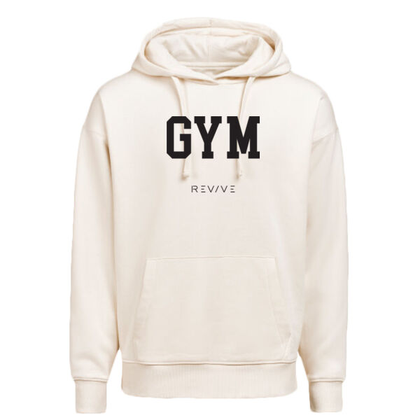 Print - GYM Black - Hoodie Loose Fit Thumbnail