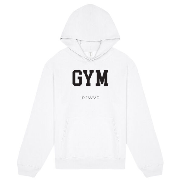 Print - GYM Black - Heavy Pullover Hoodie Thumbnail