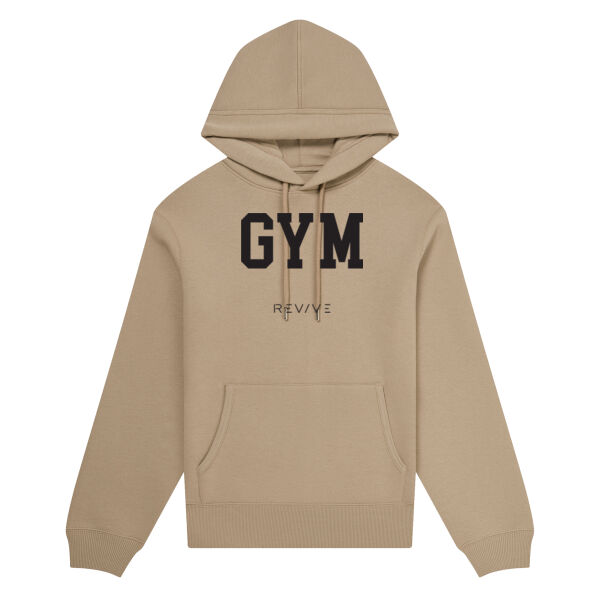 Print - GYM Black - Organic Hoodie Thumbnail