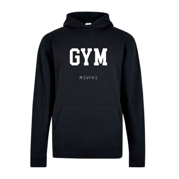 Print - GYM White - Regular Fit Superwash® 60° Hoodie Thumbnail