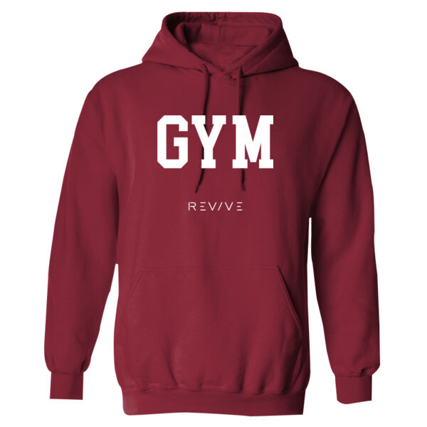 Print - GYM White - Heavy Blend™ Adult Hooded Sweatshirt Thumbnail