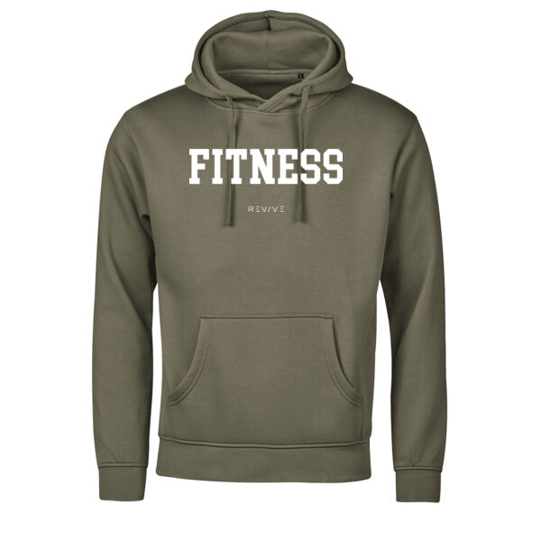 Print - FITNESS White - Urban Hooded Sweatshirt Thumbnail