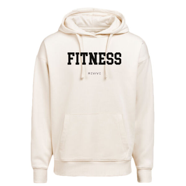 Print - FITNESS Black - Hoodie Loose Fit Thumbnail