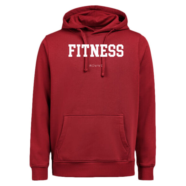 Print - FITNESS White - Hoodie Regular Fit Thumbnail
