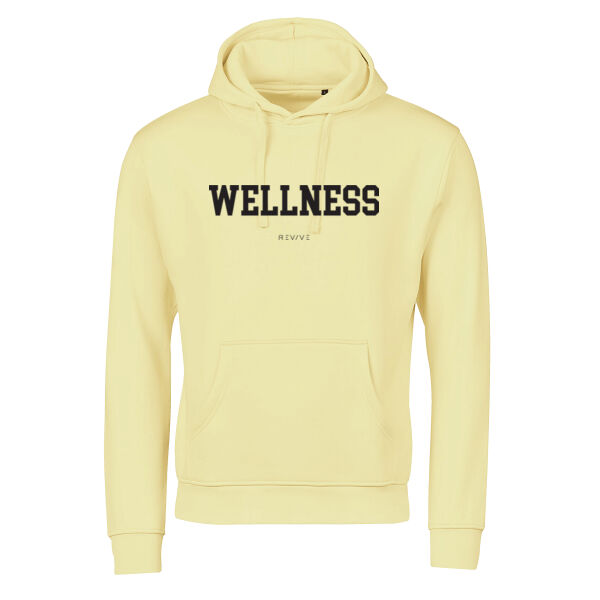 Print - WELLNESS Black - Urban Hooded Sweatshirt Thumbnail